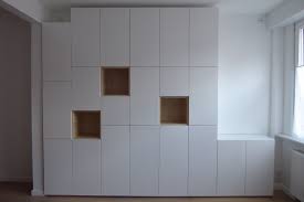 Bibliotheque Faite A Partir De Metod Ikea Rangement Sejour Ikea Deco Interieure