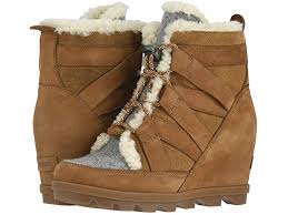 La bota que tu armario necesita, esta clásica silueta cuenta con costuras. Sorel Joan Of Arctic Wedge Ii Cozy Zappos Com