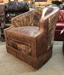 Laura Swivel Chair With Cowhide In 2021 Cowhide Furniture Cowhide Chair Chair