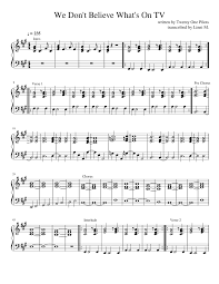 Twenty One Pilots The Run And Go Piano Sheet Music We Don T Believe What S On Tv Piano Cover Music Keyboard Music Chords Twenty One Pilots Ukulele