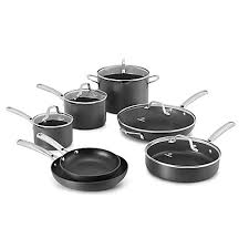 Calphalon Reg Classic Nonstick 12 Piece Cookware Set And Open Stock Calphalon Cookware Cookware Set Induction Cookware