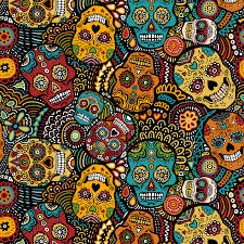Design element for poster, greeting card, banner, t shirt, flyer, emblem. Mexico Mexican Day Of The Dead Sugar Skulls Fabric Printed By Spoonflower Bty Fabric Printed Spoonflower Sk Sugar Skull Wallpaper Skull Wallpaper Skull Art