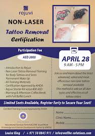 Tattoo Removal Non Laser Rejuvi Certified Training Course Approved By Khda Knowledge Human Developme Tattoo Removal Cosmetic Tattoo Laser Tattoo Removal