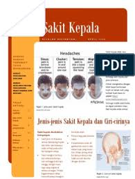 Seorang pesakit mengalami pening kepala serta pelbagai tindak balas selepas mencuba satu produk bidara specialist. Rislah Panduan Sakit Kepala