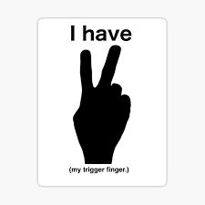 Big l big l, trigger finger, love, sayings, quotes, amor,. Trigger Finger Gifts Merchandise Redbubble