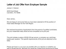 13 Sample Job Offer Letters Writing Letters Formats Examples