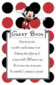 Mickey Mouse Happy Birthday 2 Year Old Boy Mickey Mouse Guest Book Sign For 2 Year Old Boy Etsy Mickey First Birthday Mickey 1st Birthdays Mickey Mouse Birthday Party