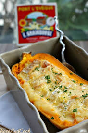 Courge Butternut Farcie Et Gratinee Au Pont L Eveque Graindorge Aoc Recette Rose Cook Butternut Farcie Recette Butternut
