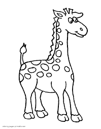 Download and print these free printable preschool halloween coloring pages for free. Giraffe Free Preschool Coloring Pages Coloring Pages Printable Com
