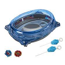 Hasbro handles the burst toyline in all western regions. Beyblade Burst Surge Speedstorm Volt Knockout Battle Set Battle Game Set With Beystadium 2 Toy Tops And 2 Launchers Beyblade