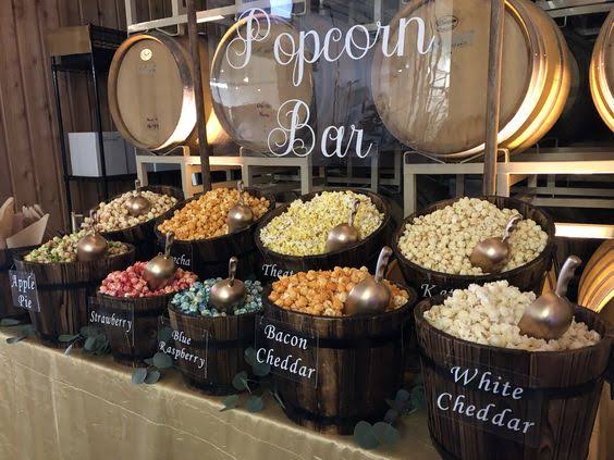 How To Create A Wedding Popcorn Bar | weddingsonline