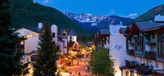 Aerial view of alpin town and mountains in summer time, usa. What Vail Summer 2021 Looks Like Insider Families