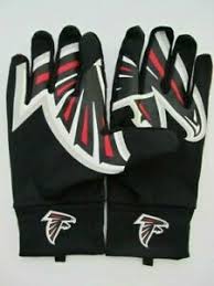 Details About Nike Nfl Stadium Fan Gloves Atlanta Falcons Mens Large Black Gym Red