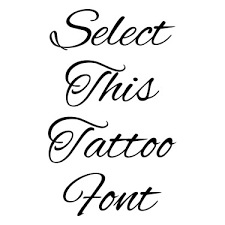 Looking for cursive tattoo fonts? Cursive Tattoo Fonts Generator