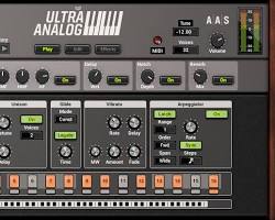 Image of Ultra Analog Session plugin interface