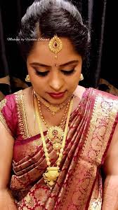 Our Client Manjushree Glows For Her Seemantha Baby Shower Ceremony Makeup And Hairstyle By Vejetha For Swank Indian Wedding Hairstyles Saree Bridal Makeover
