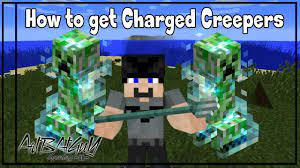 How to Get Charged Creepers In Minecraft : 2 min Tutorial - YouTube