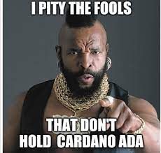 Cardano bull meme ist ein cooles crypto trend design mit cardano crypto bull. Adatainment On Twitter Another Monday Another Cardano Meme This One Is Dedicated To Inputoutputhk And Ouroboroshydra You Can Vote For It In The Ongoing Meme Contest Https T Co S714sgyqm2