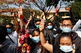 The 'frontier myanmar' magazine reported that the mandalay police detained 20 to 30 people during the protests against the military takeover in myanmar. Myanmar Junta Blocks Internet Access As Coup Protests Expand World Martinsvillebulletin Com