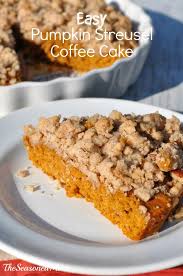 Shortcut Pumpkin Coffee Cake Recipe Coffee Cake Pumpkin Coffee Cakes Streusel Coffee Cake