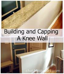 Are you talking about a cap on a knee wall? How To Build A Knee Wall Cap Knee Wall Living Room Remodel Basement Remodeling