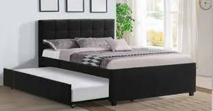 We did not find results for: K28 Brayden Studio Davon Thornton Black Velvet Fabric Full Size Bed Twin Size Pull Out Trundle