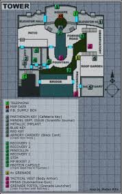 Treasure Chart Maps Parasite Eve Ii Walkthrough Guide