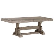 Is discontinued by manufacturer no additional information. Klaussner International Windmere 923 108 Drt Relaxed Vintage Trestle Dining Room Table Nassau Furniture And Mattress Dining Tables