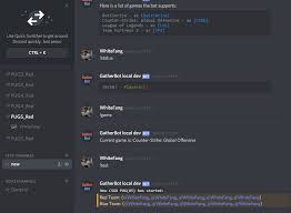 I found a good tutorial on youtube how to program your bot in.js,. A Discord Bot For Community Pugs Gathers R Dota2
