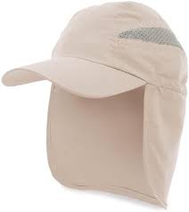 BLUECHOLON Trekkingkeps med Nackskydd - Justerbar Mikrofiber