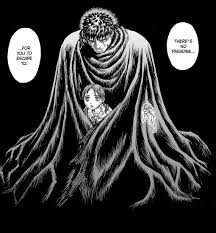 He was a tall, thin and slender human wearing the head of a large goat. Berserk