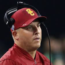 USC football coach Clay Helton addresses off-season events