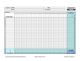 Various options that must include are biometric scanners. 40 Free Attendance Tracker Templates Employee Student Meeting