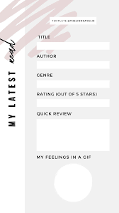 Book Lovers Instagram Story Templates Lindsay Elizabeth In 2020 Book Instagram Story Template Instagram Story Template