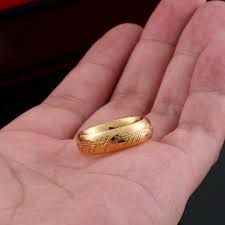 Details About Hot Sell Lord Of The Ring 24k Gold Plated 316l Stainless Steel Ring L266 Sz 7 13