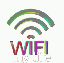 Gelombang radio grafis gif, gelombang radio, teks, simetri png. Wifi Gifs Tenor