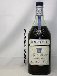 Cтеклянная бутылочка, 50 мл, коньяк. Martell Cordon Bleu Cognac 60er Jahre G Klaebisch Co Eltville Rhein Welt Der Spirituosen Raritaeten