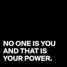 No One Is You And That Is Your Power Post By Convo Ray On Boldomatic