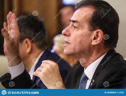 Presedintele camerei deputatilor ludovic orban transmis vineri, 14 mai, un mesaj cu prilejul zilei nationale de cinstire a martirilor din temnitele comuniste. Ludovic Orban Designierter Rumanischer Ministerprasident Redaktionelles Foto Bild Von Partei Eingeburgert 162695821