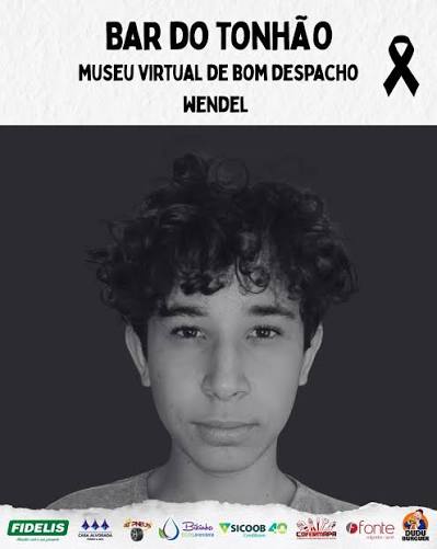Hoje Bom Despacho se despede de Wendel Henrique Moreira Santos. Mãe: Josiane. Pai: Samuel. Irmãos: Jhulie Kauane Tyler Ícaro Vitória. Nossos sentimentos a todos amigos e familiares. #museuvirtualdebomdespacho