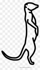Meerkat Coloring Page Figure Drawing Clipart 3757489 Pinclipart In this art video i show you how to draw a cute meerkat for kids simple and easy. meerkat coloring page figure drawing