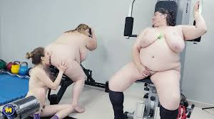 Very Big BBW Lesbians Sharing Young Girl in Gym by Mature NL | xHamster