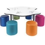 Finished in beech with titanium modesty panels. School Furniture From Hertz Furniture