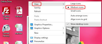 When you open programs or folders, they appear on the desktop. 3 Steps To Change Desktop Icon Size In Windows 10 2021 Whatvwant