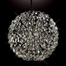 Guaranteed low prices on all modern ceiling light fixtures and for instance, in living rooms and bedrooms, large ceiling light with at least 7 feet of clearance from. 120cm Diameter Large Ceiling Pendant Sphere Chrome Crystal Light