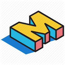 Download 3d Alphabet 3d Font 3d Letter 3d M 3d Text Icon Download On Iconfinder