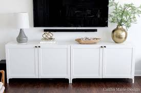 Get more photo about home ikea home decor related with by looking at photos gallery at the bottom of this page. Modern Media Console Ikea Besta Hack Caitlin Marie Design