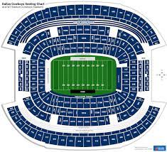 Dallas Cowboys Stadium Map At&T Stadium Seating Charts - Rateyourseats.com