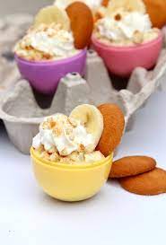 Easter eggs aren't the only treat you have to look forward to this long weekend. Easter Egg Banana Pudding Cups The Bakermama