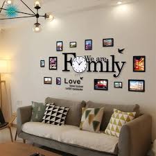 See more ideas about wall gallery, home decor, decor. Large Modern Design Wall Clock On The Wall For Living Room Family Decoration Accessories Big Watch Creative Decor Single Face Wall Clocks Aliexpress